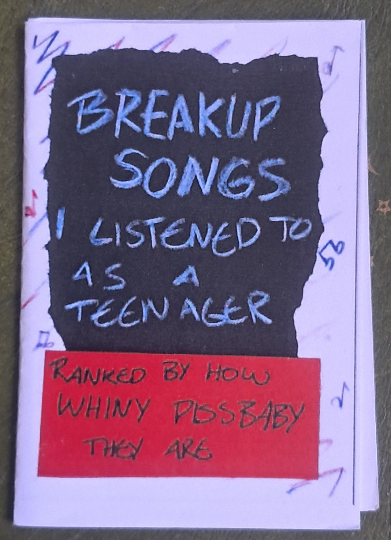breakup songs I listened to as a teenager