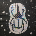 beetle lino cut sticker