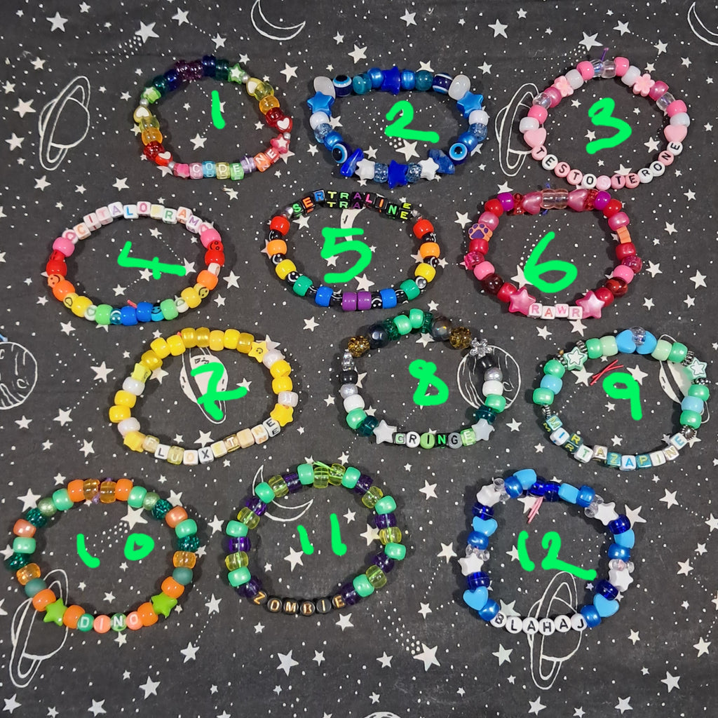 Plastic bracelets (17cm)