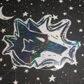 coyote boom lino cut sticker