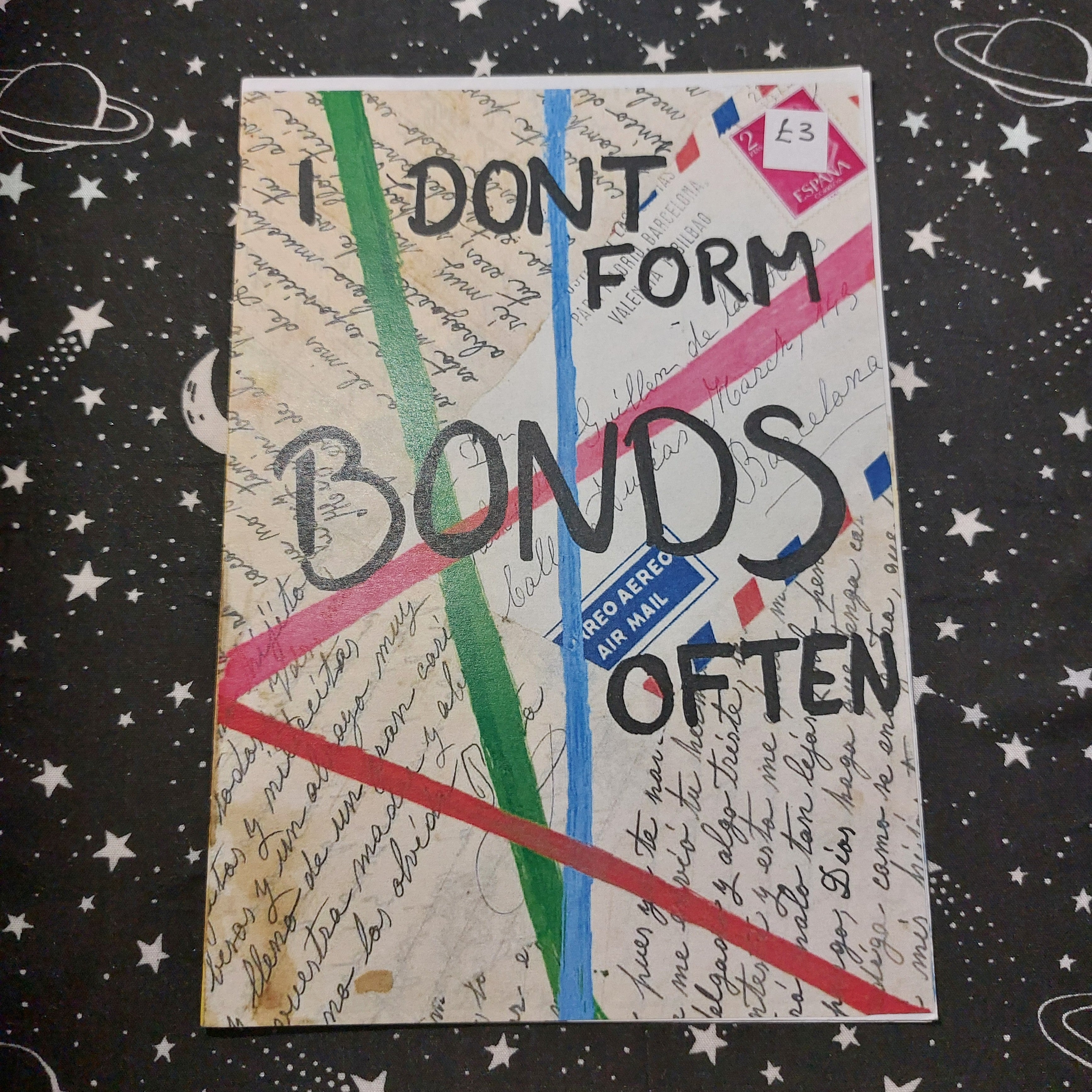 I don't form bonds often