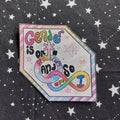 Autism gender sticker (glitter effect)