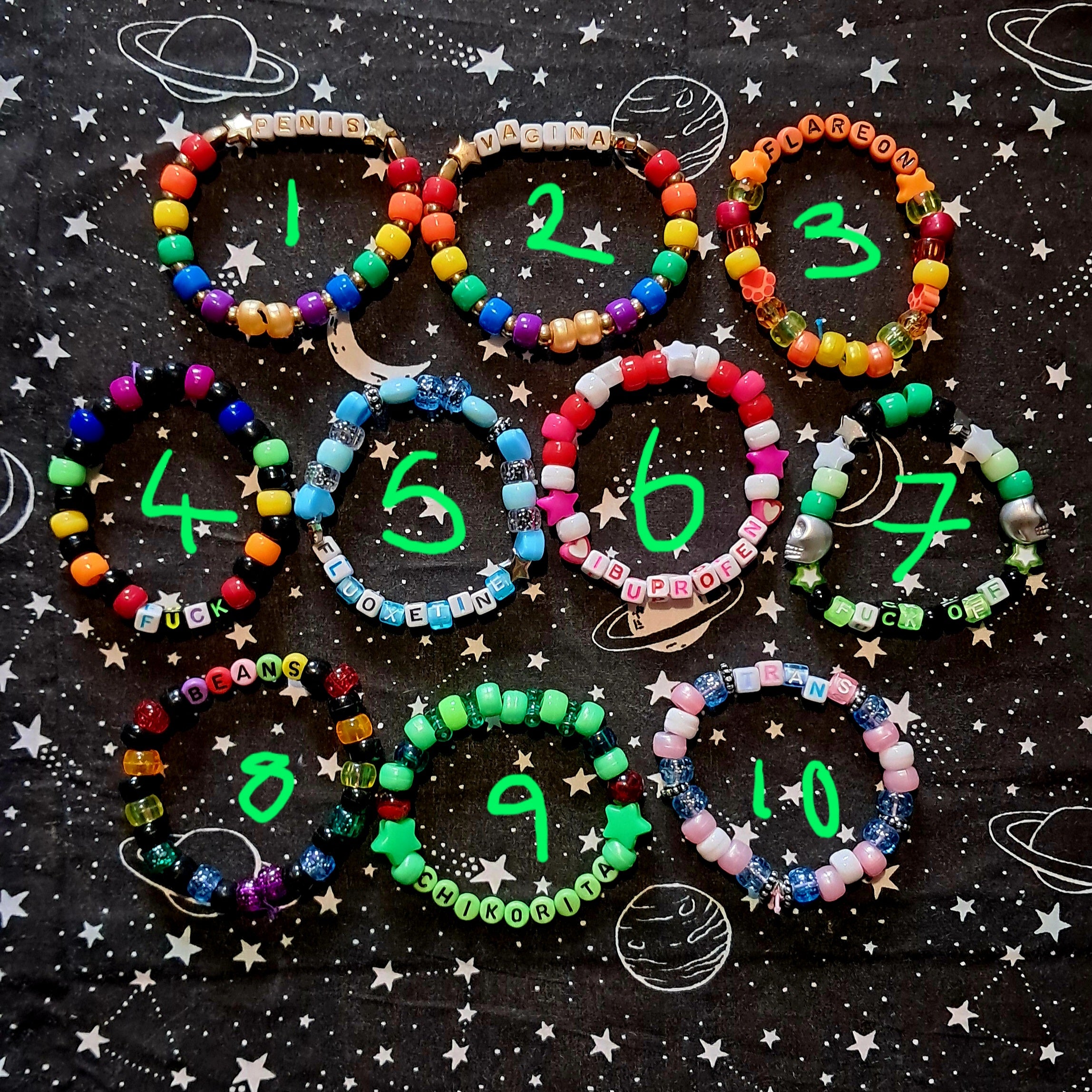 Plastic Bracelets (16cm)