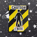 CAUTION I BITE sticker