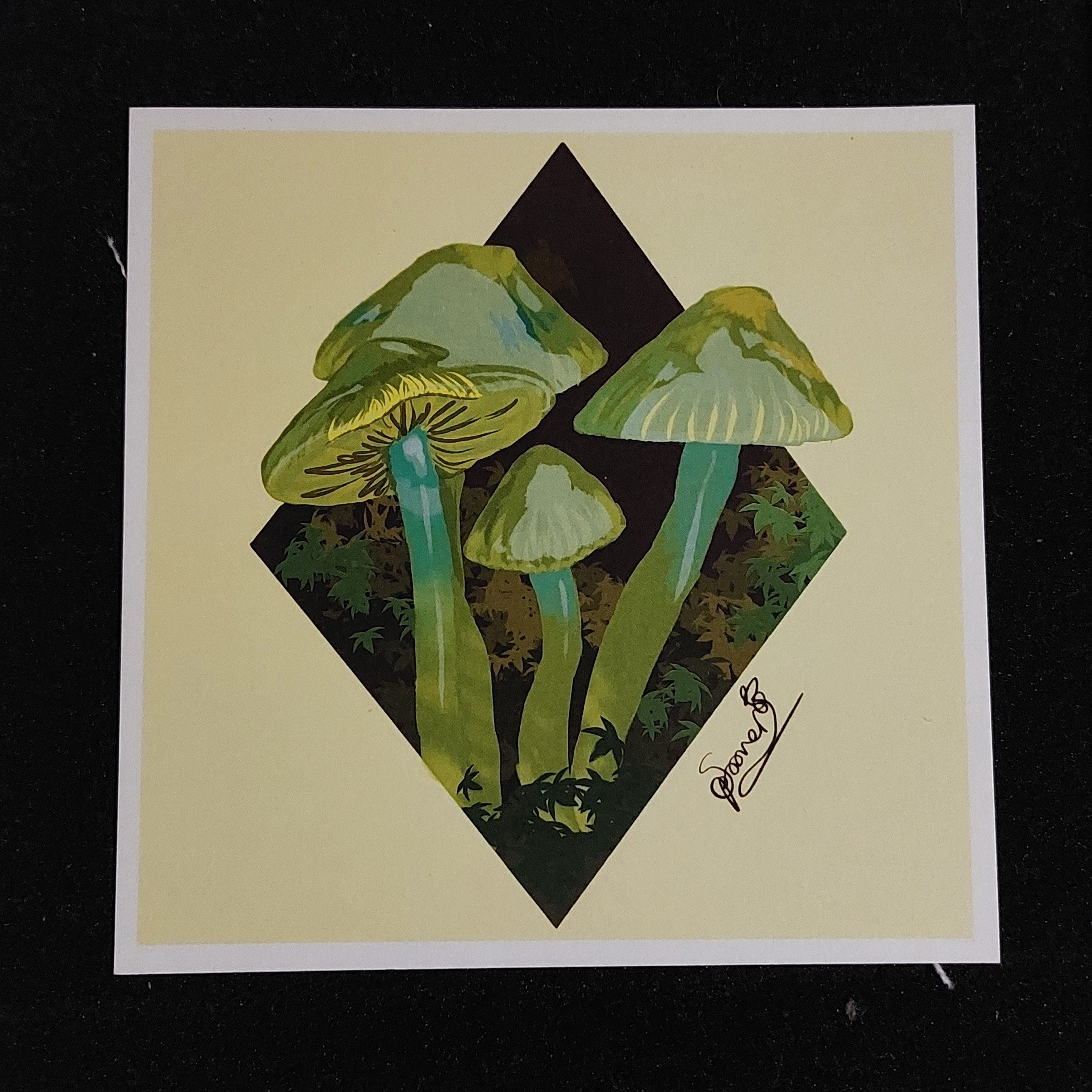 Mushroom print