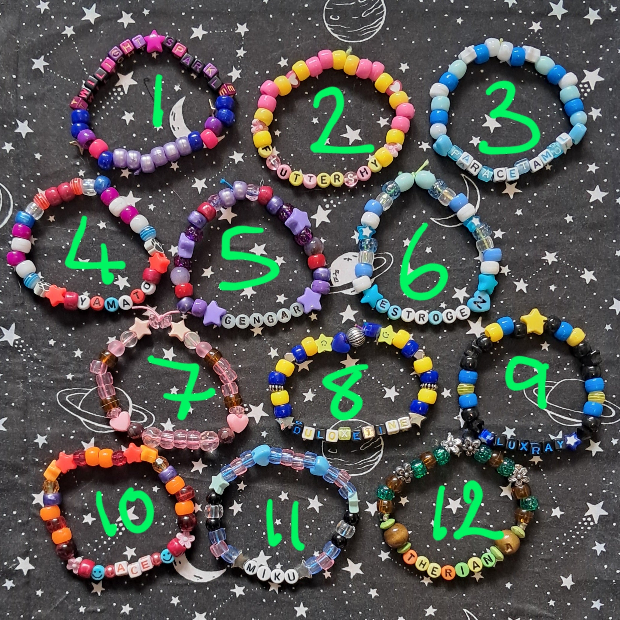 Plastic Bracelets (18cm)