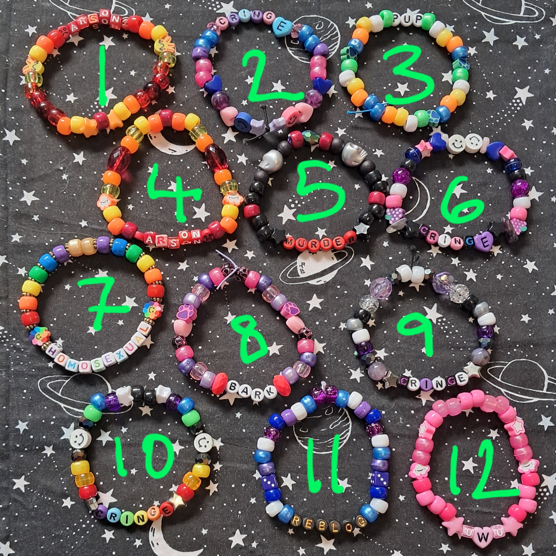 Plastic Bracelets (18cm)