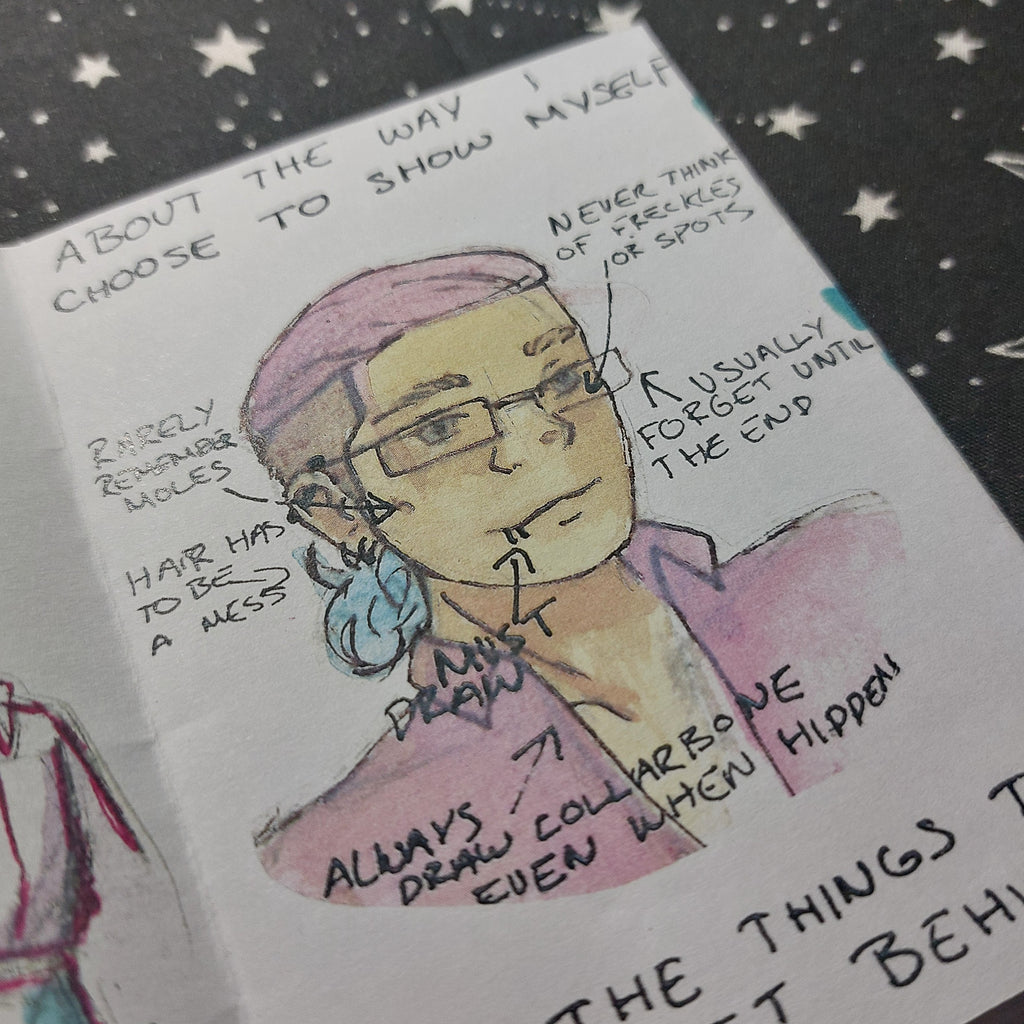 I like to draw myself